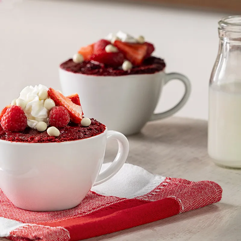 Mug cake de Red Velvet