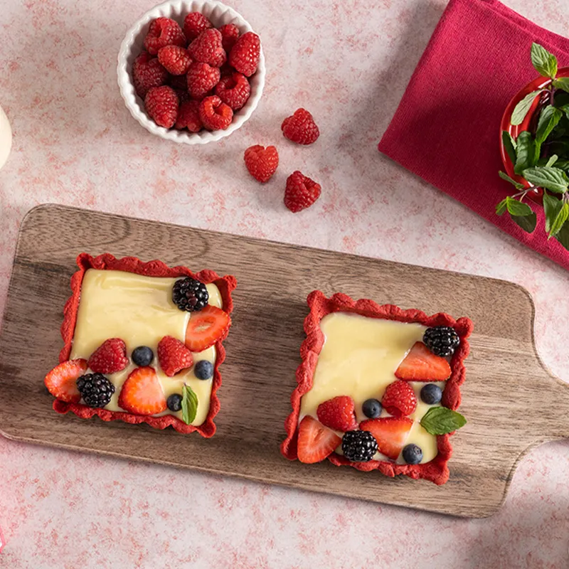 Tartas de frutos rojos