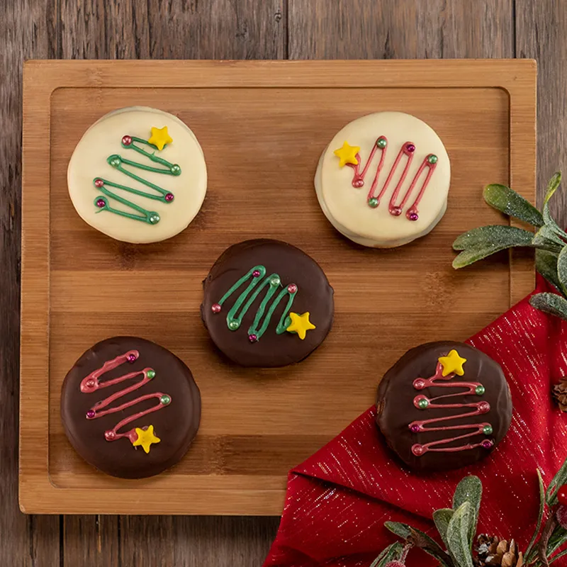 Alfajores navideños