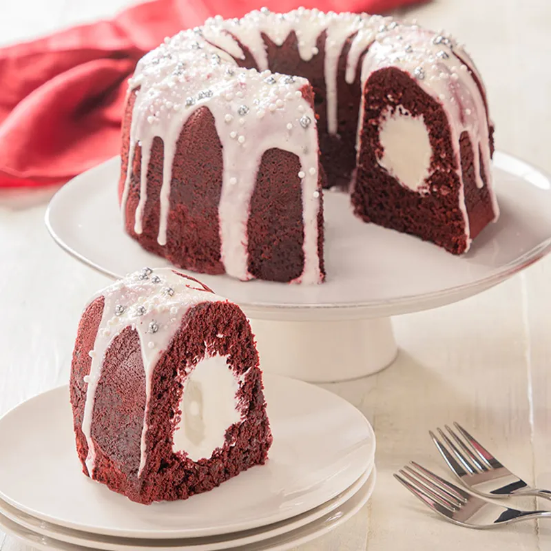 Rosca casera de queso Red velvet